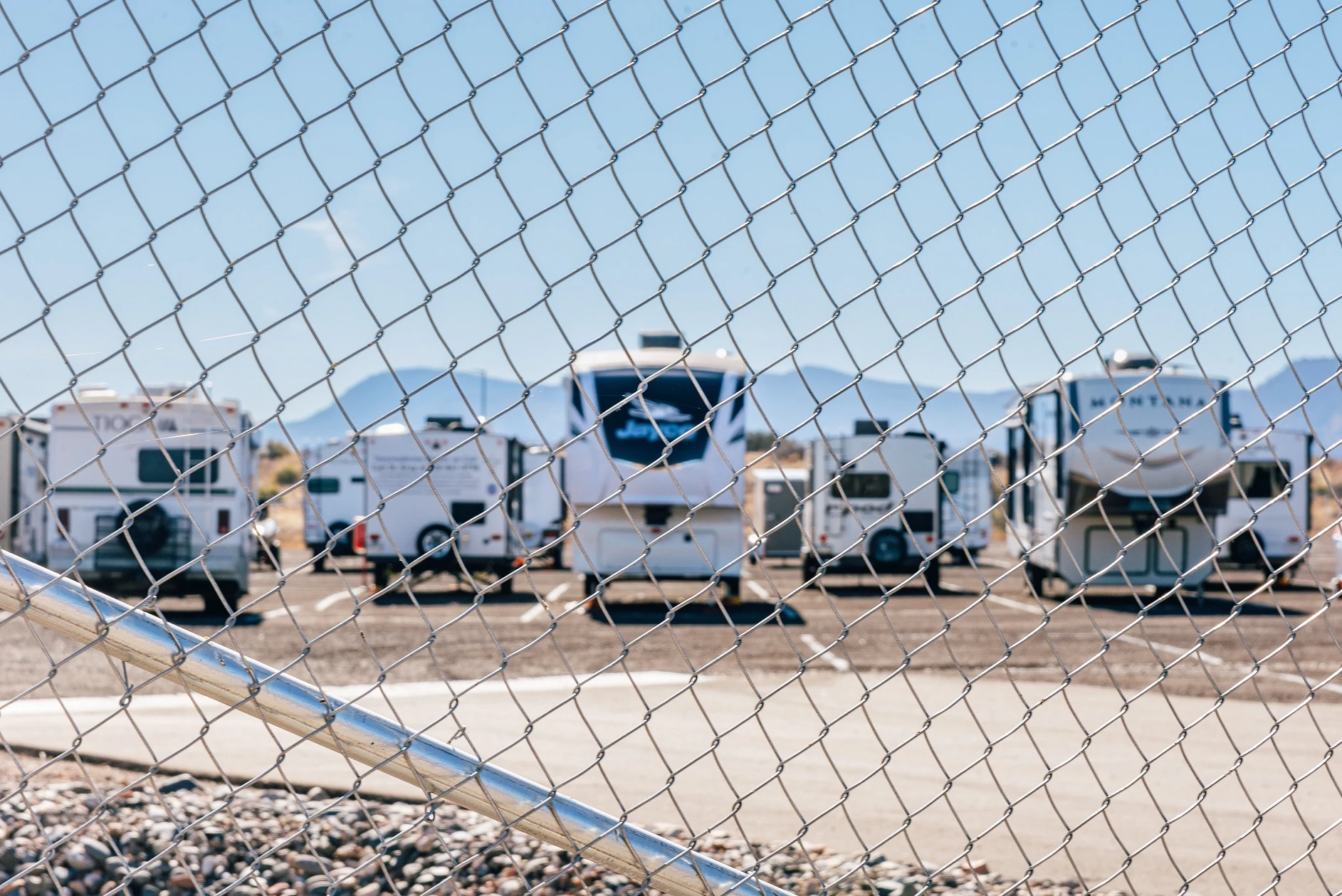 Security fence for RV Storage Camp Verde Cottonwood or Sedona Security fence for RV Storage Camp Verde Cottonwood or Sedona